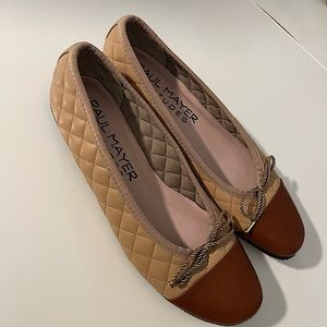 Paul Mayer - Cozy quilted leather ballet flat